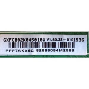 MAIN / VIZIO GXFCB02K045 / 715G7126-M01-001-004T / GXFCB02K045010X / MODELO E50-C1   LTC6SKAR